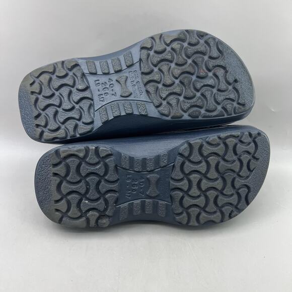 Birkenstock Profi-Birki Mules Women Size 9 Blue Comfort Slip Resistant Clogs - Picture 7 of 8